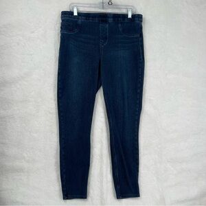 SPANX Jean-ish leggings women US XL ankle dark wash indigo blue high rise 20018R